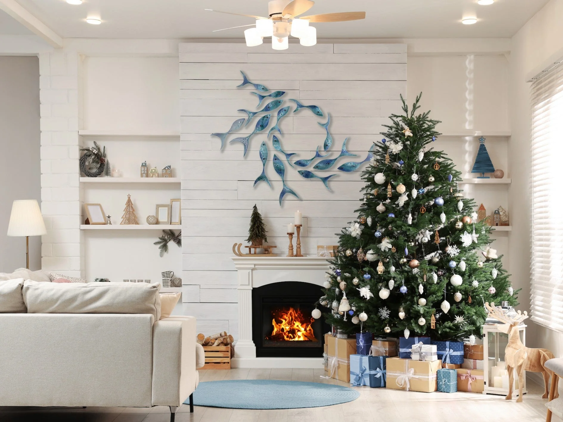 The Home Depot Shop -The Home Depot Shop Christmas Marine Atl blue decs