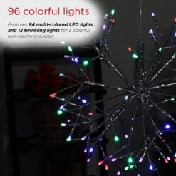 16 In. Tall Holiday 3D Snowflake Multicolor Hanging Ornament With LED Lights 18 16 In. Tall Holiday 3D Snowflake Multicolor Hanging Ornament With LED Lights -The Home Depot Shop alpine corporation single christmas ornaments crd100l mc 1d 1000
