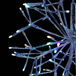 16 In. Tall Holiday 3D Snowflake Multicolor Hanging Ornament With LED Lights 23 16 In. Tall Holiday 3D Snowflake Multicolor Hanging Ornament With LED Lights -The Home Depot Shop alpine corporation single christmas ornaments crd100l mc 1f 1000