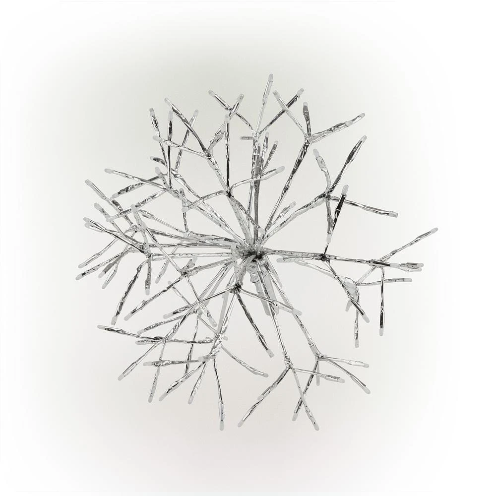 16 In. Tall Holiday 3D Snowflake Multicolor Hanging Ornament With LED Lights 11 16 In. Tall Holiday 3D Snowflake Multicolor Hanging Ornament With LED Lights - Image 11