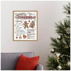 16 In. W X 19.62 In. H Christmas Treats VI Christmas Holiday Framed Canvas Box Wall Art -The Home Depot Shop amanti art christmas wall decorations 38865448931 44 1000