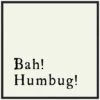 22 In. Bah Humbug Christmas Holiday Framed Canvas Box Wall Art