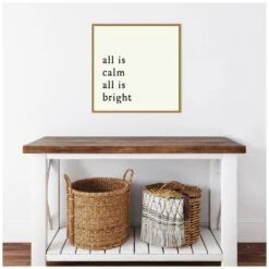 22 In. All Is Calm Christmas Holiday Framed Canvas Box Wall Art 14 22 In. All Is Calm Christmas Holiday Framed Canvas Box Wall Art -The Home Depot Shop amanti art christmas wall decorations 38865456290 fa 1000