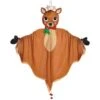 AMSCAN Christmas 48 In. Fabric Hanging Brown Reindeer Decoration (2-Pieces)