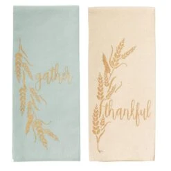 AMSCAN Gather Blessed Tea Towels Set (2-Pack)