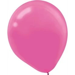AMSCAN 9 In. Bright Pink Latex Balloons (20-Count, 18-Pack)