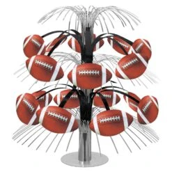 AMSCAN 14 In. Football Cascade Centerpiece (4-Pack)