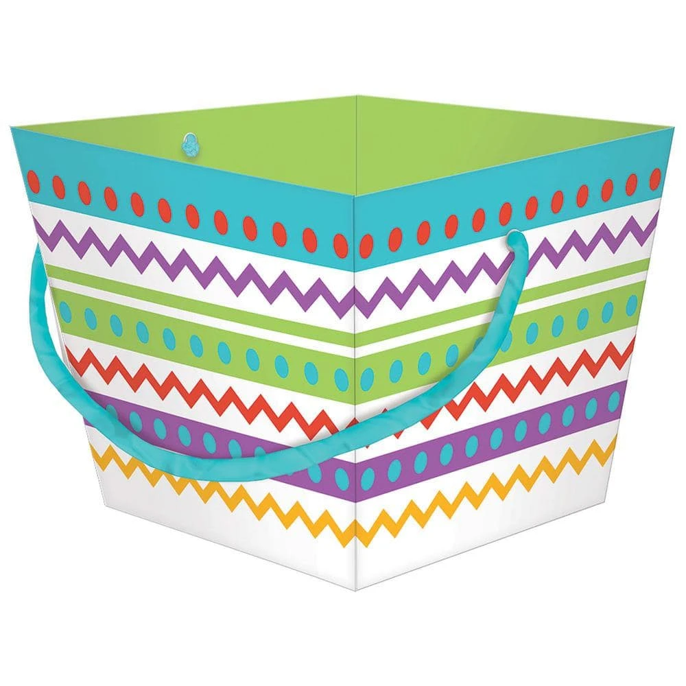 AMSCAN Easter Wide Neutral Paperboard Bucket (4-Pack) 1 AMSCAN Easter Wide Neutral Paperboard Bucket (4-Pack)
