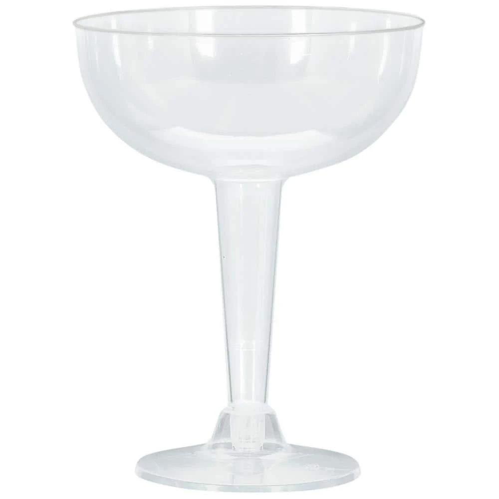 AMSCAN New Year's 5 In. Large Plastic Champagne Glasses (20-Count) 1 AMSCAN New Year's 5 In. Large Plastic Champagne Glasses (20-Count)