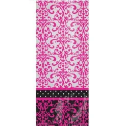 AMSCAN 9.5 In. X 4 In. Black And Pink Cellophane Bags (20-Count, 10-Pack)