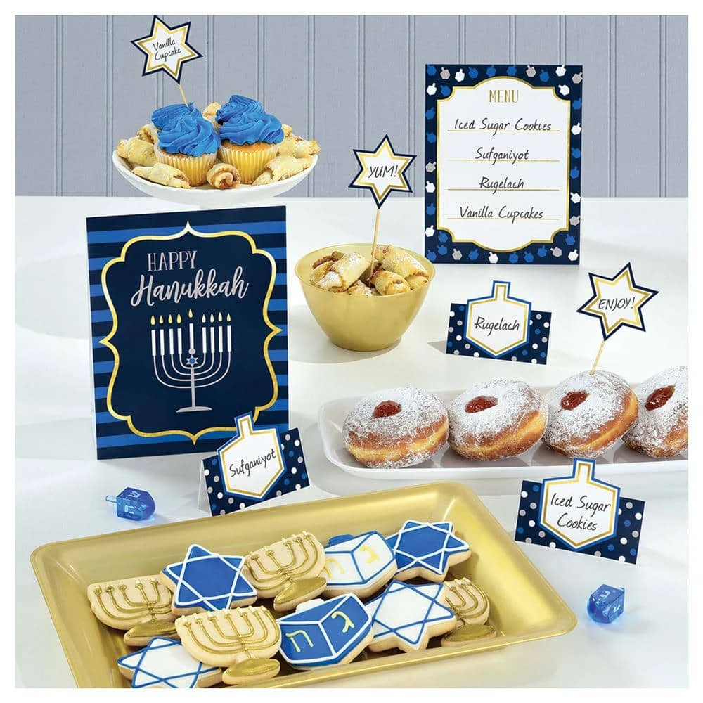 AMSCAN Hanukkah Buffet Decorating Party Kit (3-Kits) 1 AMSCAN Hanukkah Buffet Decorating Party Kit (3-Kits)