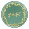 AMSCAN 14 In. Fall Grateful Coupe Platter (4-Pack)