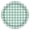 AMSCAN 13 In. Fall Melamine Checkered Charger (4-Pack)