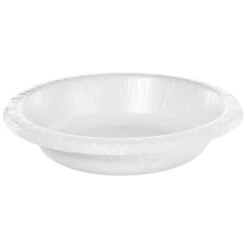 AMSCAN 20 Oz. Frosty White Paper Bowls (100-Piece)