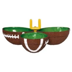 AMSCAN 2.25 In. X 4.75 In. Football Condiment Dish