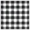 AMSCAN 6.5 In. X 6.5 In. Black And White Checkered Paper Thanksgiving Lunch Napkins (5-Pack)
