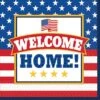 AMSCAN 6.5 In. X 6.5 In. Welcome Home Luncheon Napkins (36-Count, 3-Pack)