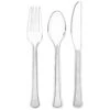 AMSCAN Boxed Heavy Weight Clear Cutlery Assortment (400-Piece)