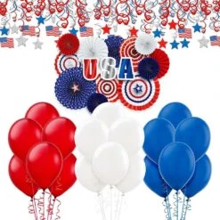 AMSCAN Patriotic Room Decorating Kit