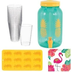 AMSCAN Pineapple Drink Kit