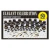 AMSCAN 100-Piece Elegant Celebration New Year's Party Kit For 50-People