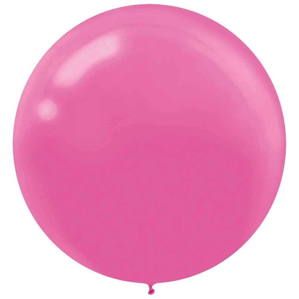 AMSCAN 24 In. Bright Pink Latex Balloons (3-Pack) 1 AMSCAN 24 In. Bright Pink Latex Balloons (3-Pack)