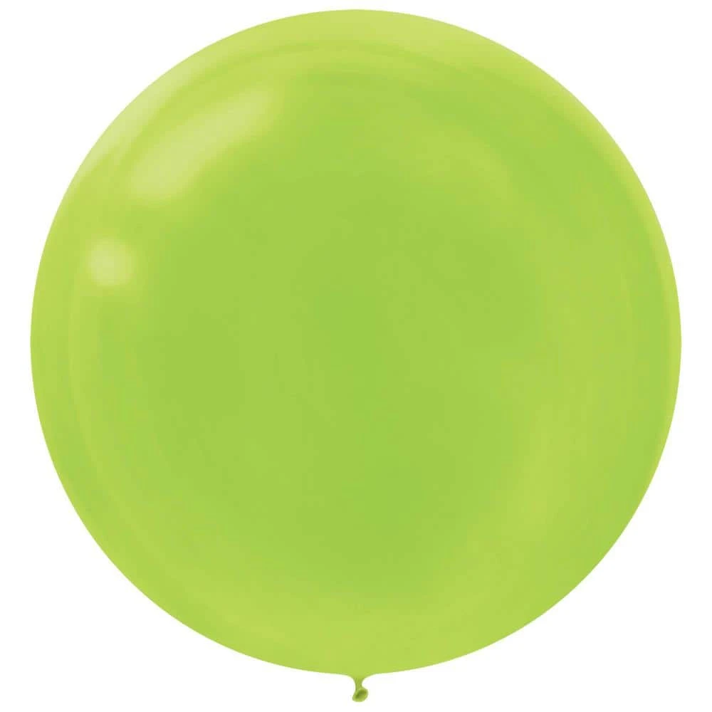 AMSCAN 24 In. Kiwi Green Latex Balloons (3-Pack) 1 AMSCAN 24 In. Kiwi Green Latex Balloons (3-Pack)