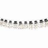 AMSCAN New Year's 4.5 In. Black, Silver And Gold Top Hat Foil Garland (2-Pack)