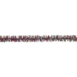 AMSCAN 12 Ft. Mardi Gras Foil Tinsel Garland (2-Pack)