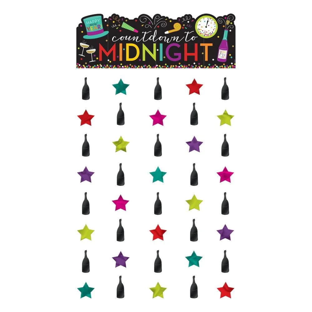 AMSCAN New Year's 77 In. Jewel Tone Door Curtain (2-Pack) 1 AMSCAN New Year's 77 In. Jewel Tone Door Curtain (2-Pack)