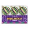 AMSCAN 2.25 In. Mardi Gras Striped Ornaments (2-Pack)