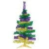 AMSCAN 18 In. Mardi Gras Wire Tinsel Tree (2-Pack)