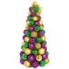 AMSCAN 18 In. Mardi Gras Metallic Bulb Tree