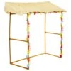 AMSCAN 53 In. X 52 In. Multi-color Plastic Tabletop Tiki Bar Hut
