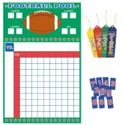 AMSCAN 27 In. Football Pool Game With Ribbons