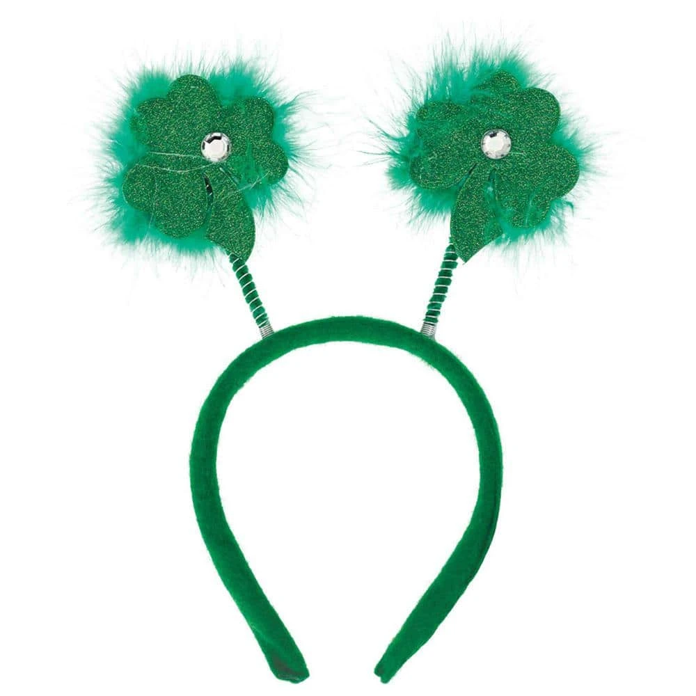 AMSCAN Green Marabou Clover St. Patrick's Day Head Bopper (3-Pack) 1 AMSCAN Green Marabou Clover St. Patrick's Day Head Bopper (3-Pack)
