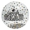 AMSCAN 24 In. Graduation Large Inflatable Confetti Autograph Ball (3-Pack)