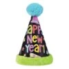 AMSCAN Multi-Color Happy New Year's Cardstock Child Cone Hat (3-Pack)