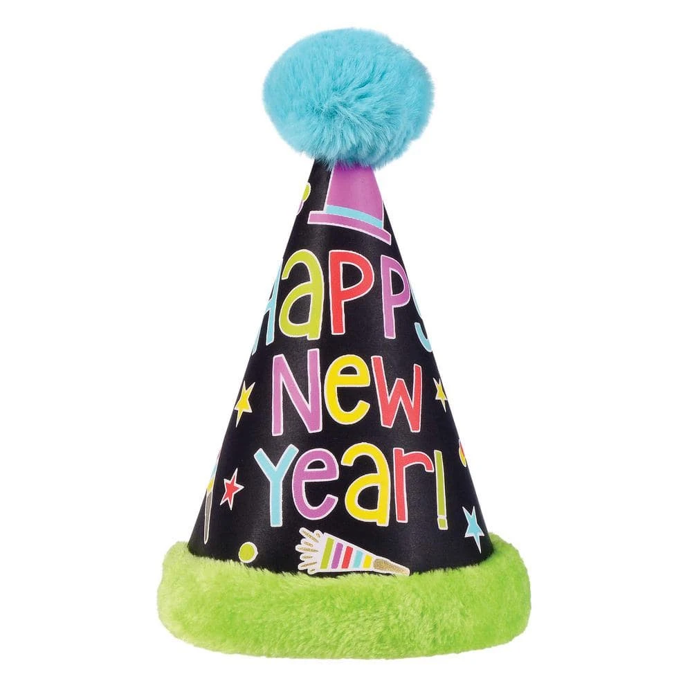 AMSCAN Multi-Color Happy New Year's Cardstock Child Cone Hat (3-Pack) 1 AMSCAN Multi-Color Happy New Year's Cardstock Child Cone Hat (3-Pack)