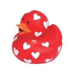 AMSCAN 1.75 In. Valentine's Day Rubber Duck (20-Pack)