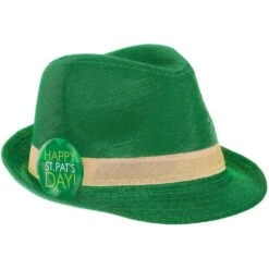 AMSCAN Green St. Patrick's Day Fedora (2-Pack)