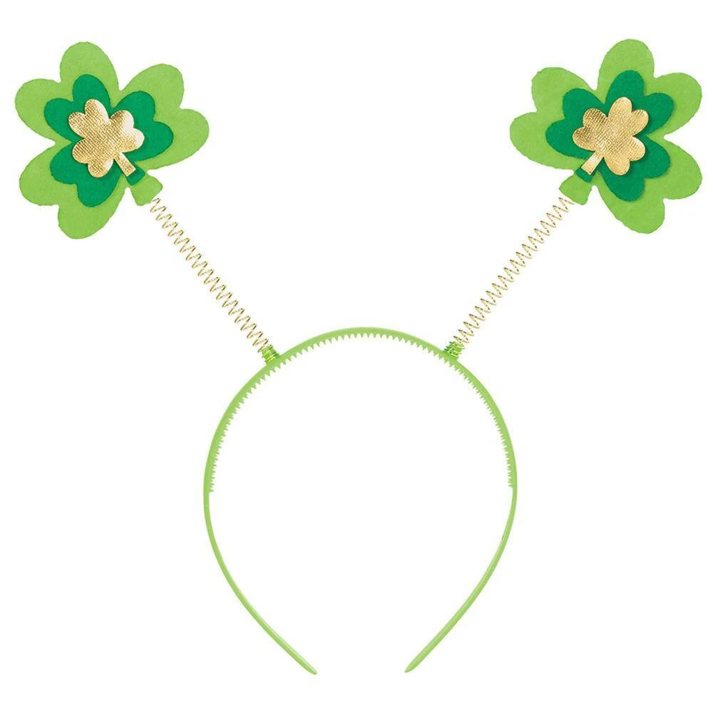 AMSCAN Felt And Plastic Shamrock St. Patrick's Day Head Bopper (8-Pack) 1 AMSCAN Felt And Plastic Shamrock St. Patrick's Day Head Bopper (8-Pack)