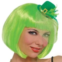 AMSCAN Green Felt Leprechaun St. Patrick's Day Clip On Mini Hat (3-Pack)