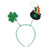 AMSCAN Plastic And Fabric Pot Of Gold St. Patrick's Day Head Bopper (4-Pack)