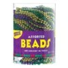 AMSCAN Green, Purple And Gold Plastic Mardi Gras Bead Necklaces (100-Count)