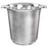 AMSCAN 8.5 In. H X 8 In. Dia Silver Plastic Ice Bucket (2-Pack)