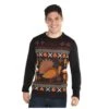 AMSCAN Adult Thanksgiving Feast Ugly Sweater In Large/X-Large