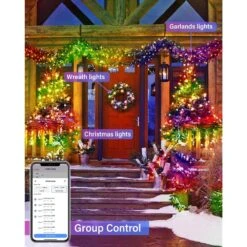 66 FT 200 LED Smart String Lights Color Changing APP Remote Control Timer Dimmable Christmas Fairy Twinkle Lights -The Home Depot Shop avatar controls christmas string lights absl51 4f 1000