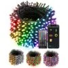 66 FT 200 LED Smart String Lights Color Changing APP Remote Control Timer Dimmable Christmas Fairy Twinkle Lights