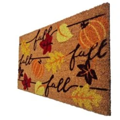 Welcome Fall Leaves Multi 18 In. X 30 In. Coir Non-Slip Indoor Outdoor Door Mat 9 Welcome Fall Leaves Multi 18 In. X 30 In. Coir Non-Slip Indoor Outdoor Door Mat -The Home Depot Shop beige fall leaves first concept inc fall doormats fc 82608 40 1000